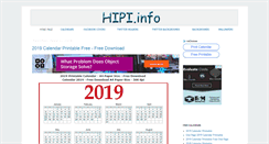 Desktop Screenshot of hipi.info